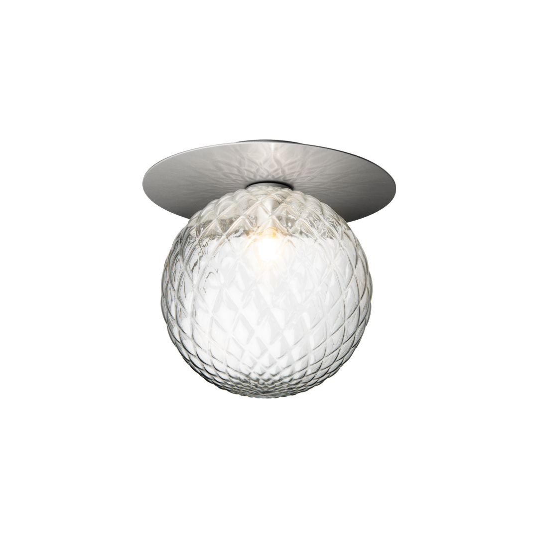 Liila 1 Large IP44 (US), light silver / optic clear