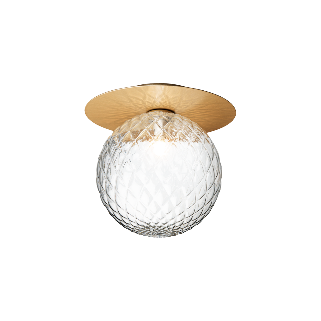 Liila 1 Large IP44 (US), nordic gold / optic clear