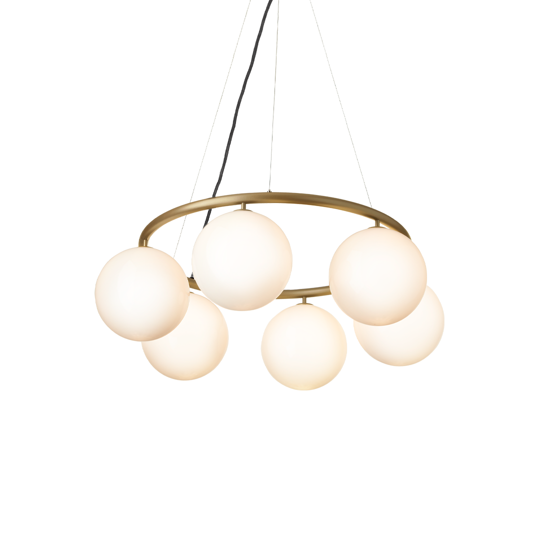 Miira 6 Circular (US), brass / opal