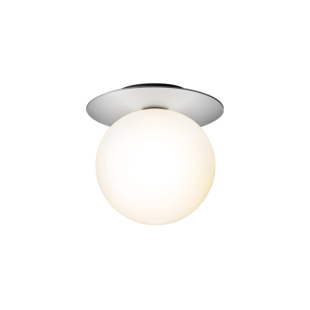 Liila 1 Large IP44 (US), light silver / opal