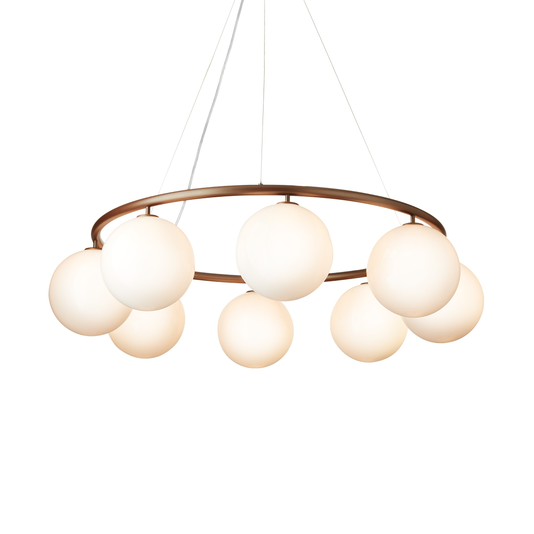 Miira 8 Circular (US), dark bronze / opal