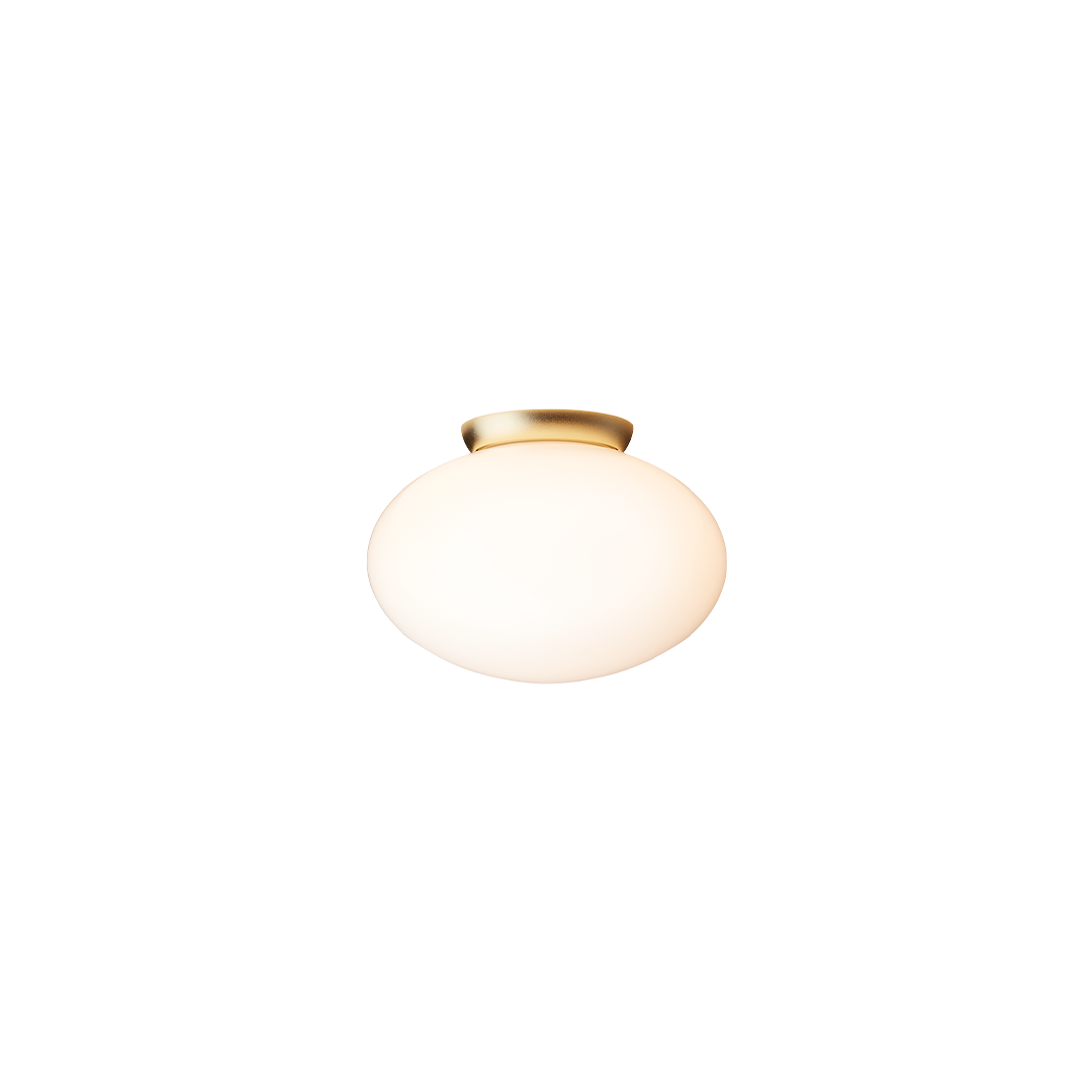 Rizzatto 301 (US), satin brass / opal